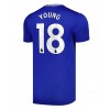 Everton Ashley Young #18 Hemmatröja 2024-25 Korta ärmar